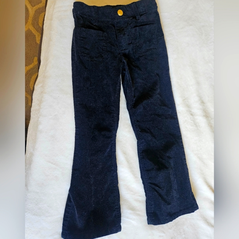 CORDUROY VELVET FLAIRED PANTS GIRLS SIZE 6